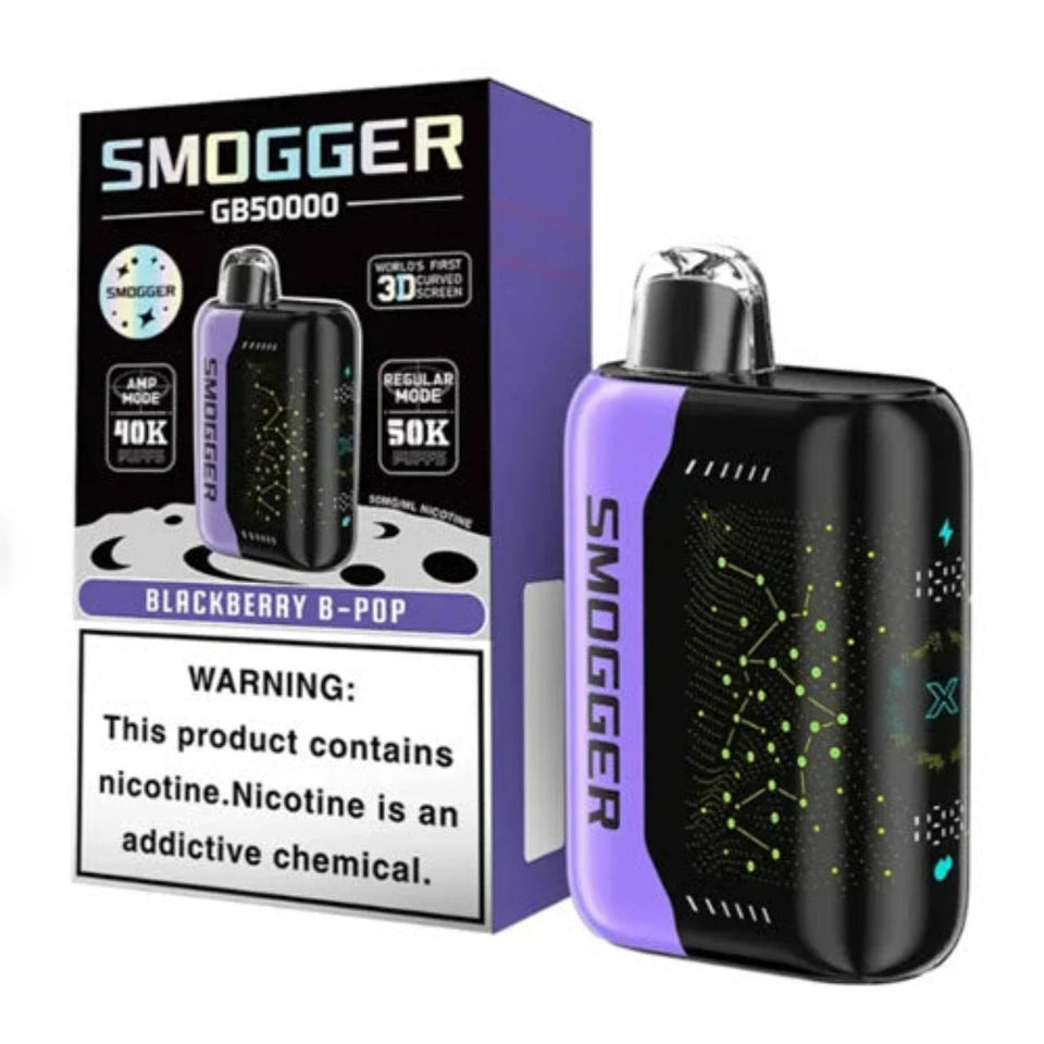 Smogger GB50000 Disposable Vape – 50,000 Puffs Rechargeable Device Multiple Flavors