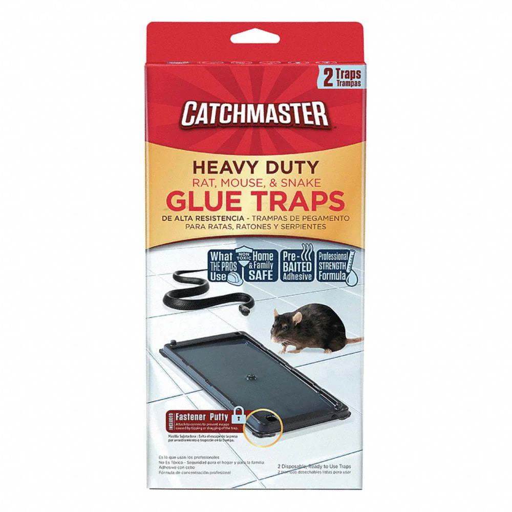 Catchmaster Heavy Duty Baited Rat Glue Traps 2 Count