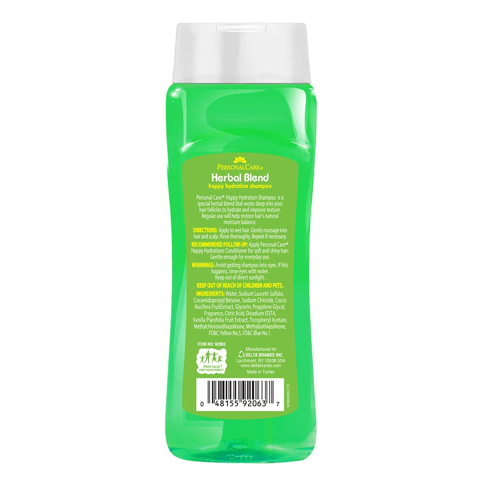 Herbal Blend Happy Hydration Shampoo with Vanilla Extract & Vitamin E 12 oz