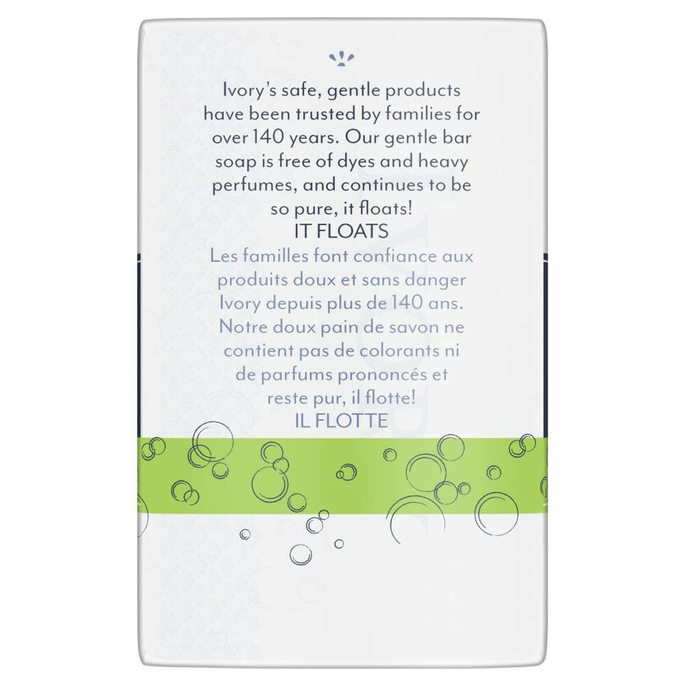 Ivory Aloe Bath Bar, 3 Count