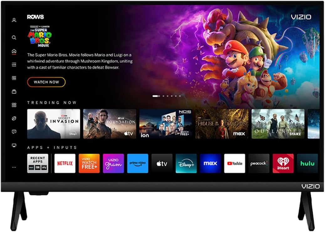 VIZIO 24" Inches VHD24M-0810 Class V-Series HD (1080p) Smart LED TV - Full Array Backlighting, Smart TV with Apple AirPlay, Chromecast, Alexa Compatibility (OPEN BOX)