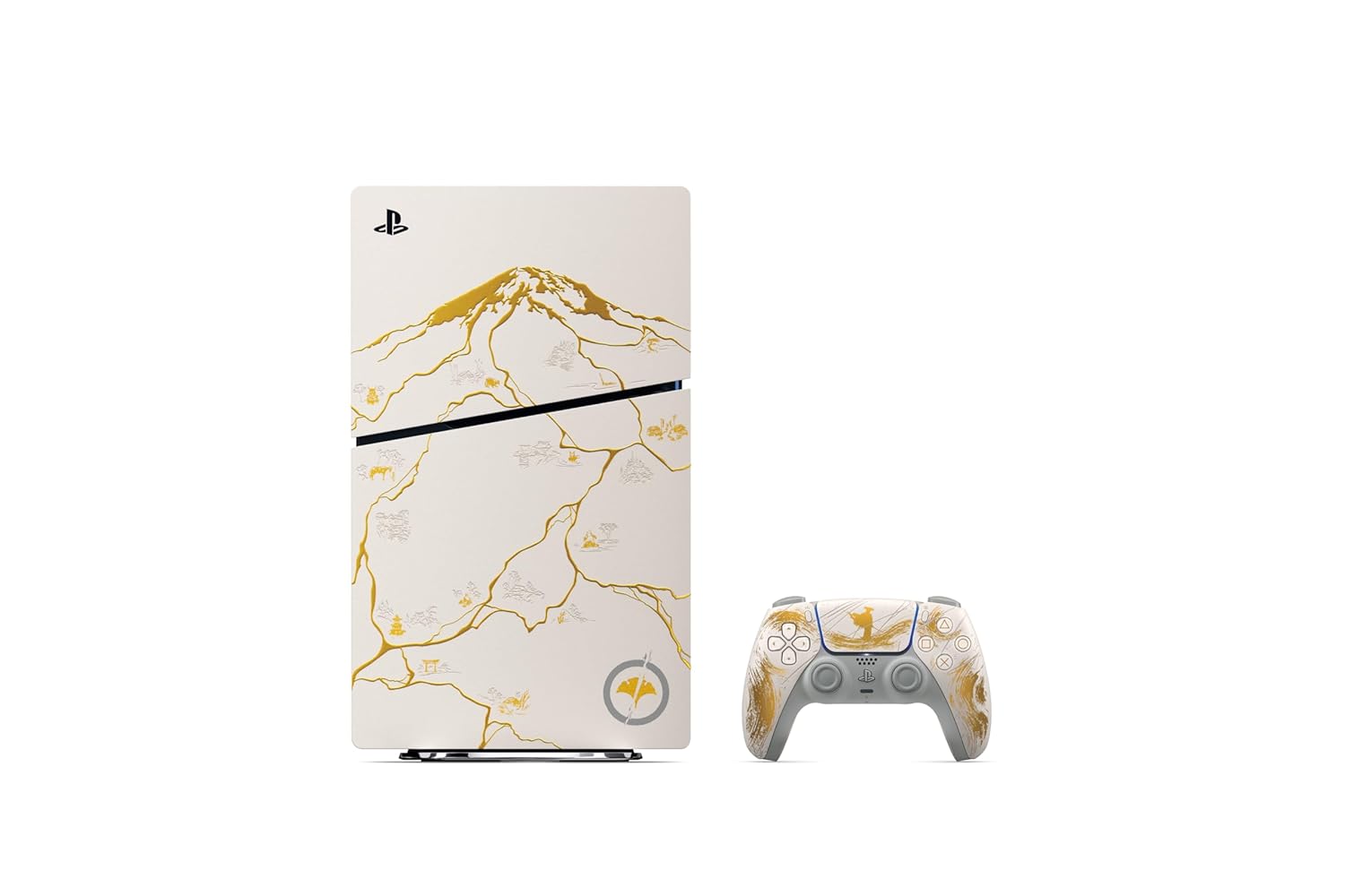PlayStation®5 Console – Ghost of Yōtei Gold Limited Edition Bundle (slim)