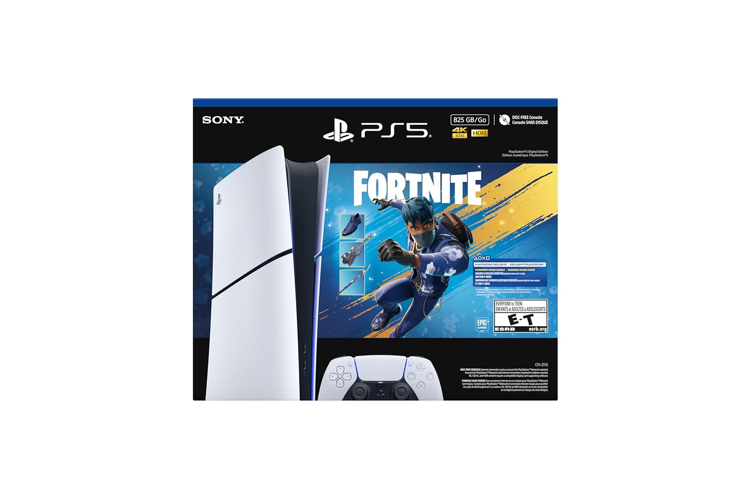 PlayStation®5 Digital Edition – Fortnite Flowering Chaos Bundle