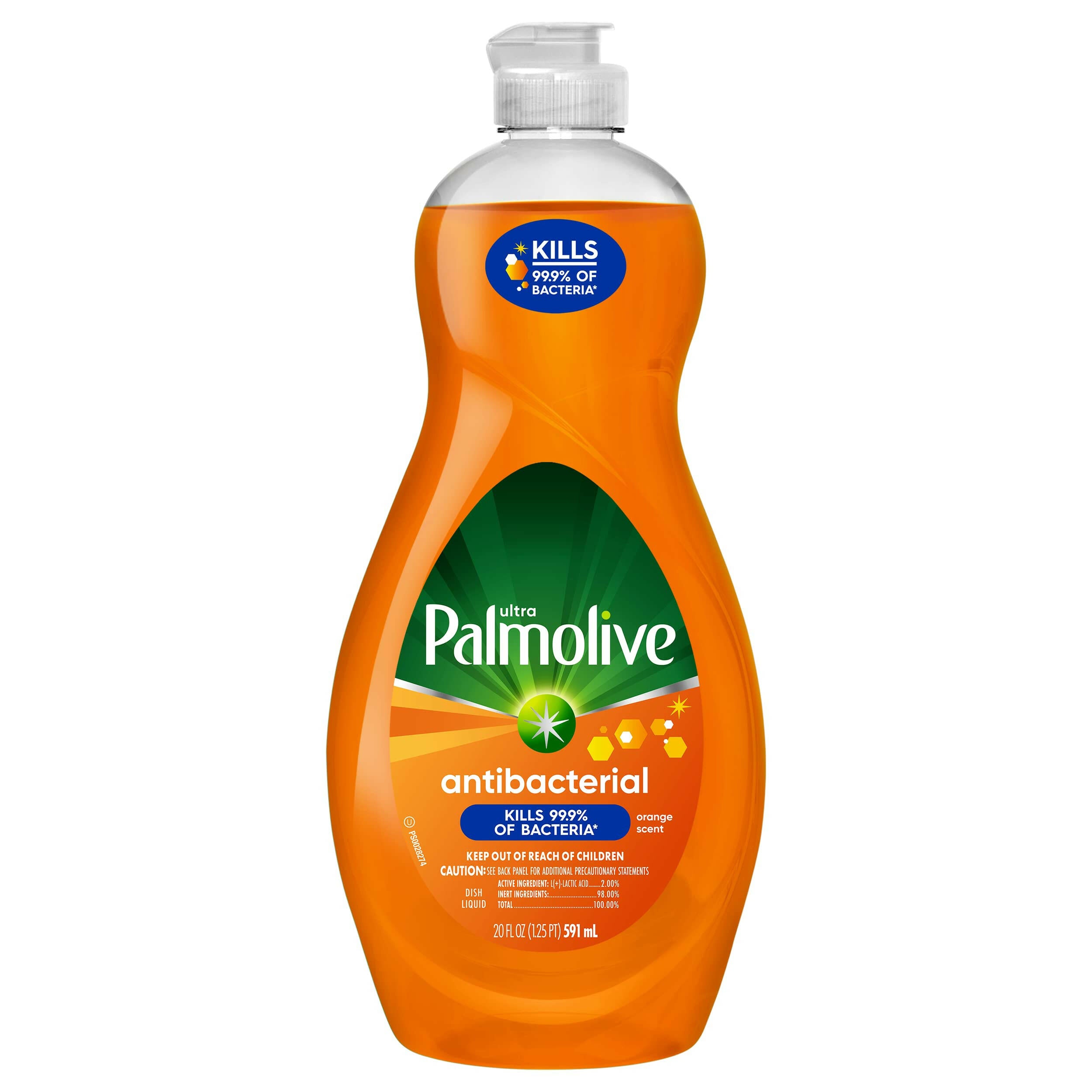 Palmolive Ultra Liquid Dish Soap, Antibacterial, 20 Fl Oz