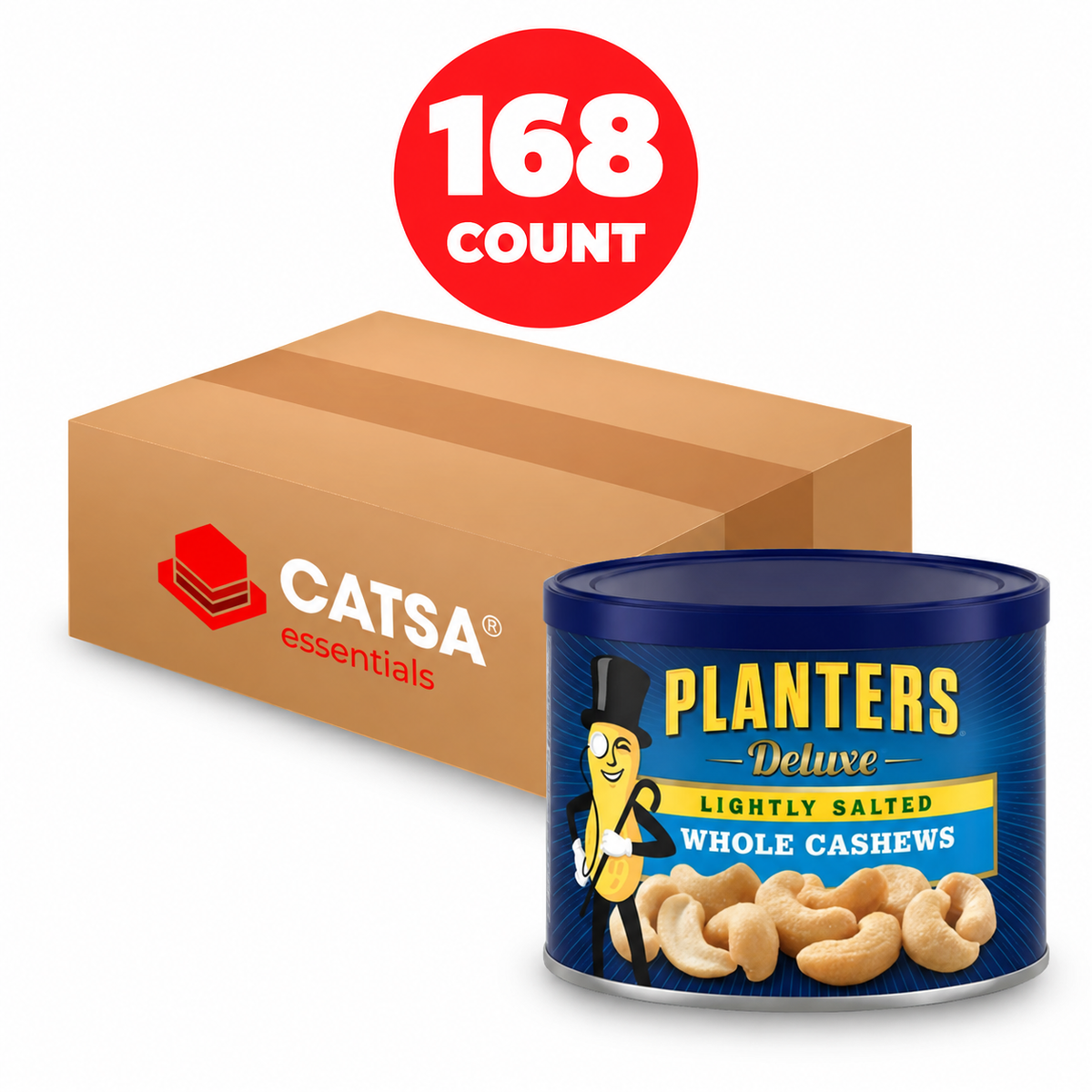 PLANTERS LIGHTLY SALTED CASHEWS 10.3 OZ - PACK OF 168