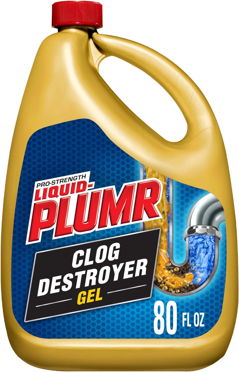 Liquid-Plumr Pro-Strength, Liquid Drain Cleaner - 80 oz