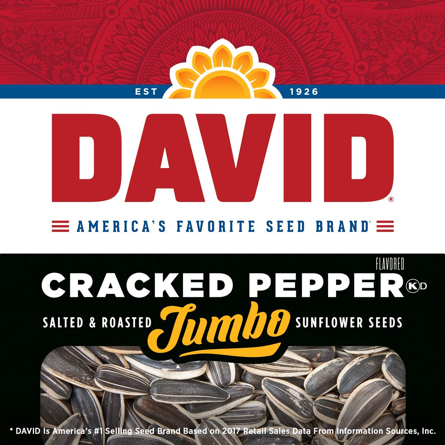 David's Cracked Pepper Seeds 5.25oz