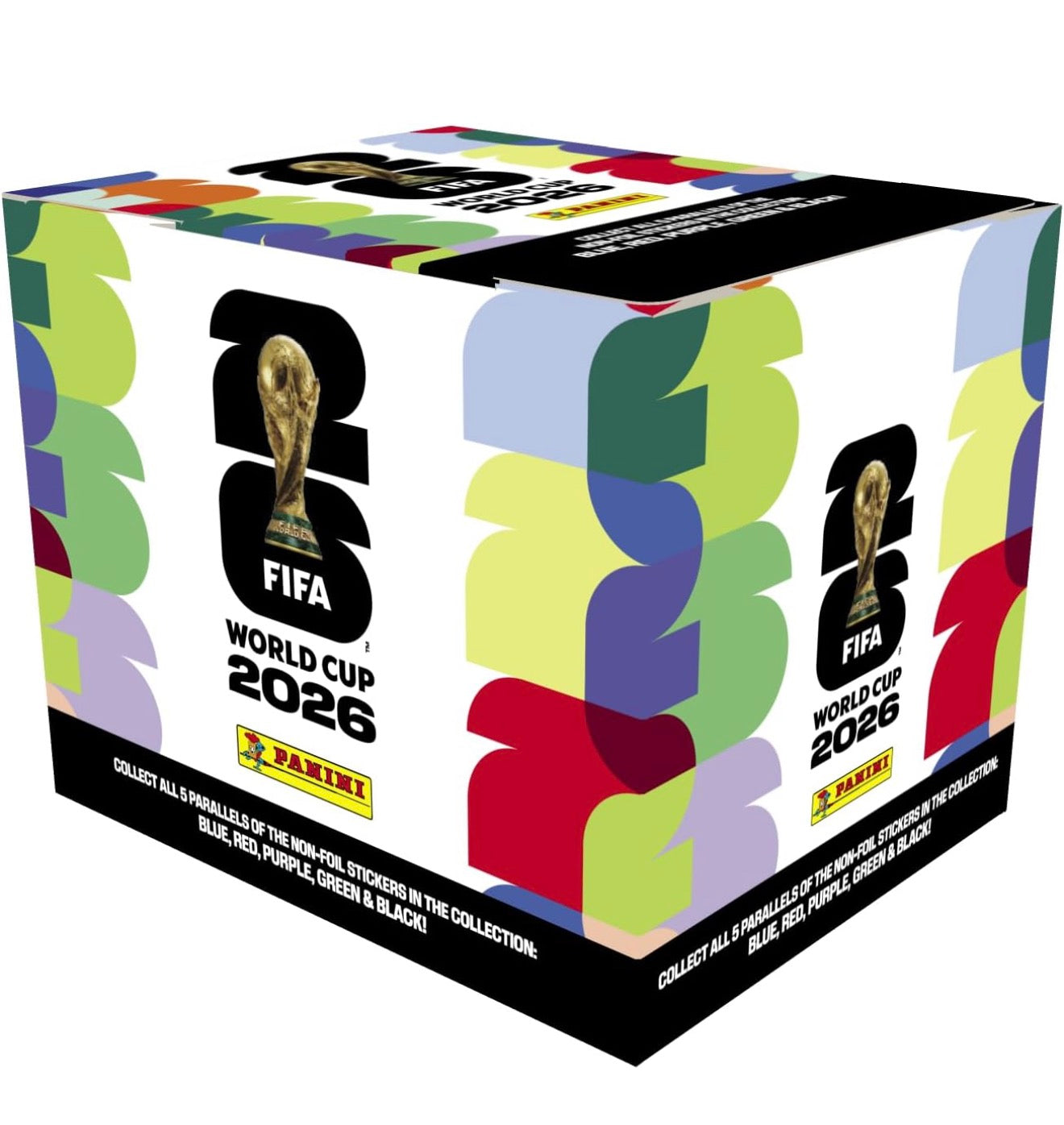 2026 Panini FIFA World Cup Sticker Collection Box – 50 Sticker Packs | Official FIFA World Cup Trading Stickers | Collect, Trade & Complete Your Album