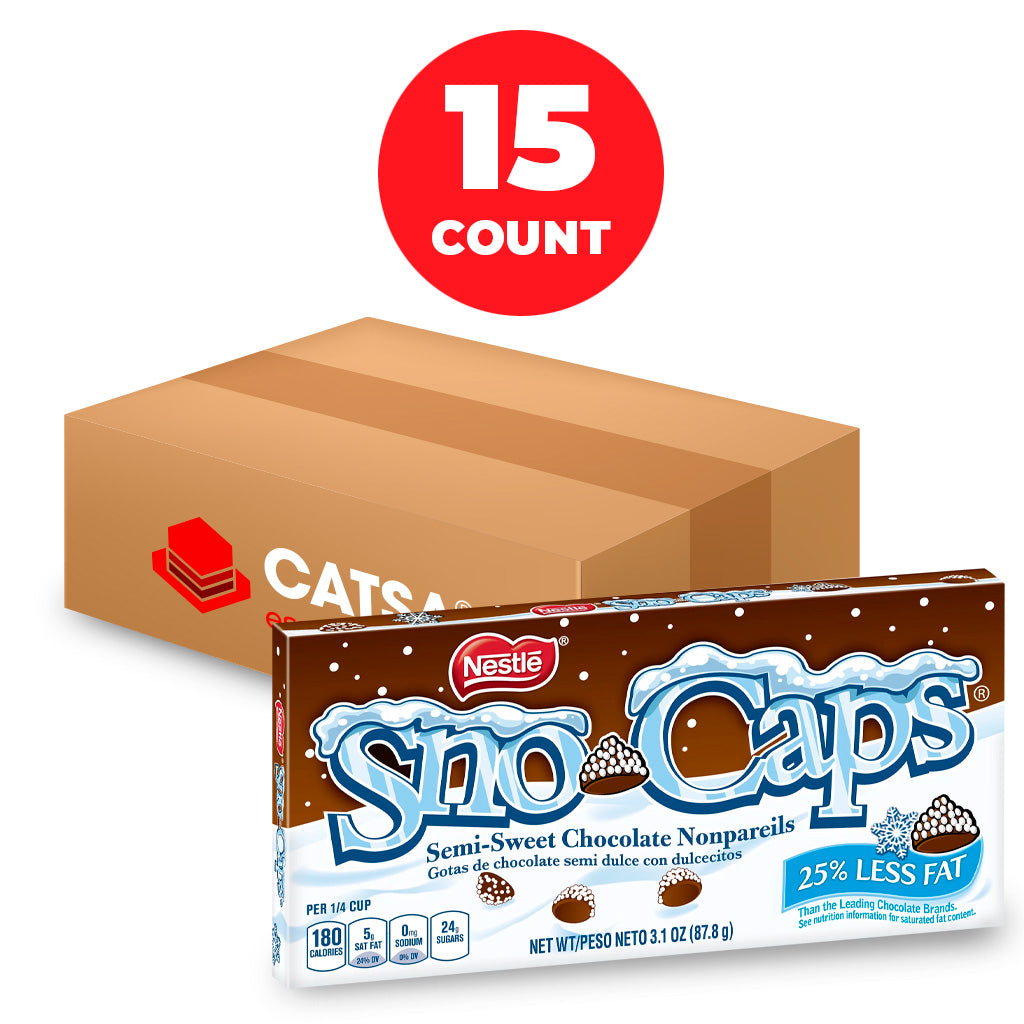 Nestle SnoCaps Semi-Sweet Chocolate Nonpareils, 3.1 oz Box