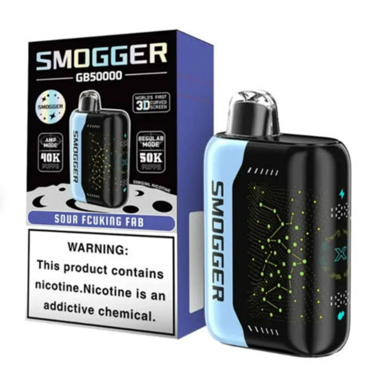 Smogger GB50000 Disposable Vape – 50,000 Puffs Rechargeable Device Multiple Flavors