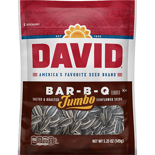 Kit David Seeds: Jumbo Sunflower Ranch Flavor, 5.25 Oz +Reduced Sodium In-Shell Sunflower Seeds 5.25 oz +Original Jumbo Sunflower Seeds 5.25oz + Bar-B-Q Sunflower Seeds 5.25oz + Bowl as a gift.