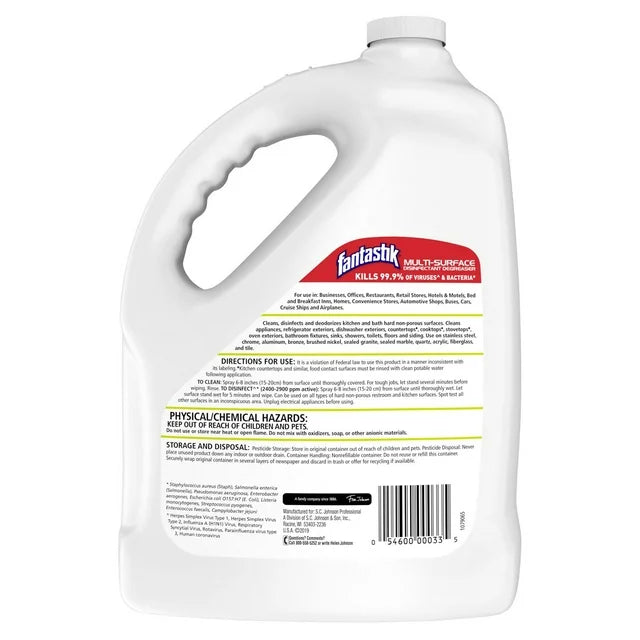 Fantastik Multi-surface - Cleaner 1 gal 128 Oz