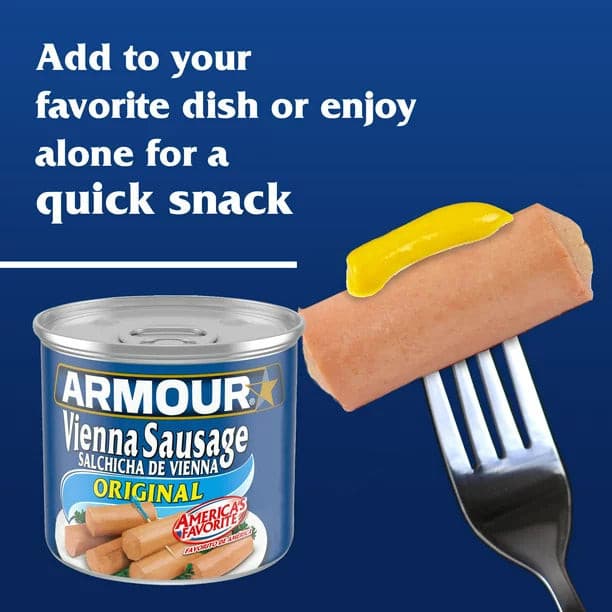 Armour Vienna Sausage, Original, 4.6 oz.