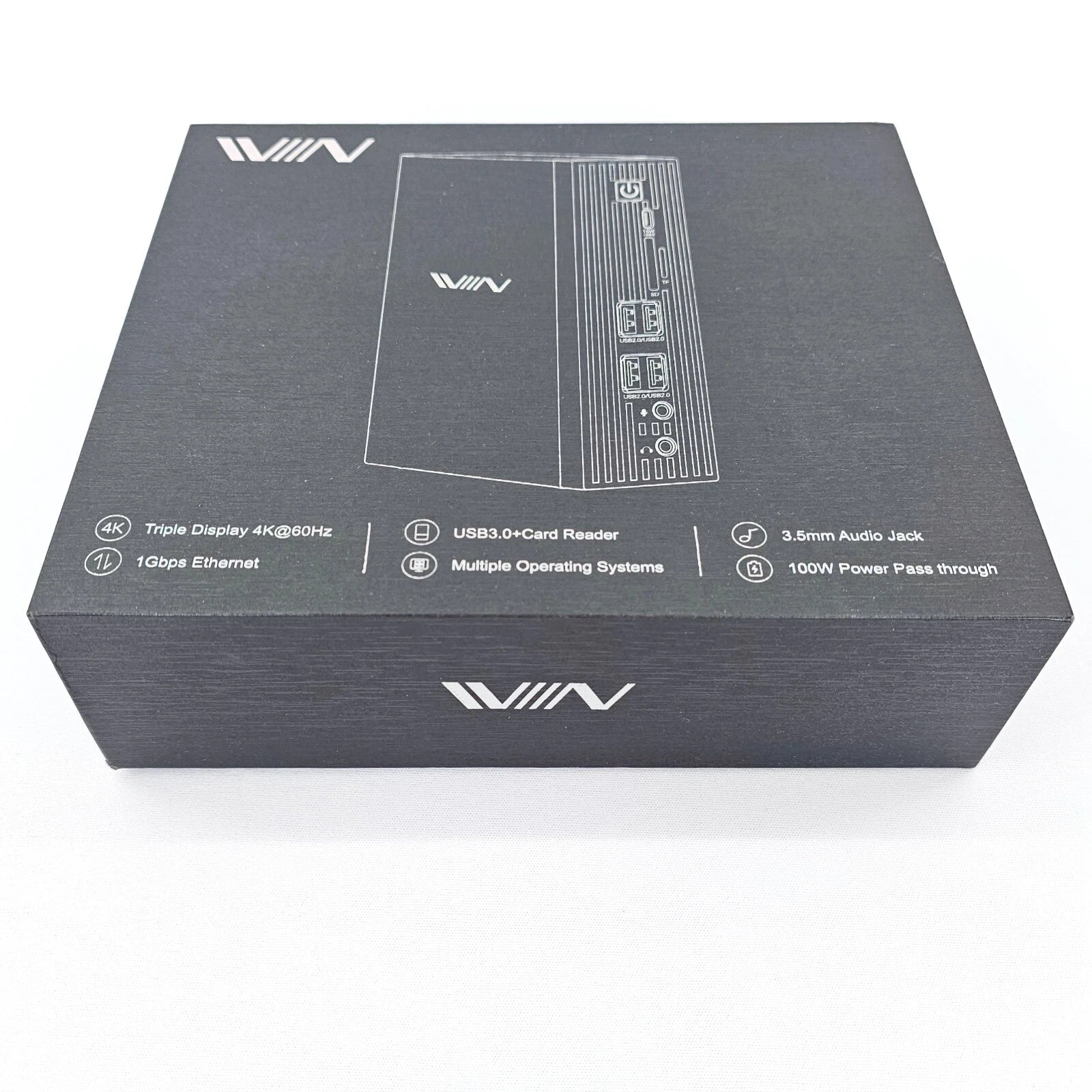 Iviin USB-C Triple Display Docking Station | 4K@60Hz, 100W PD, Gigabit Ethernet