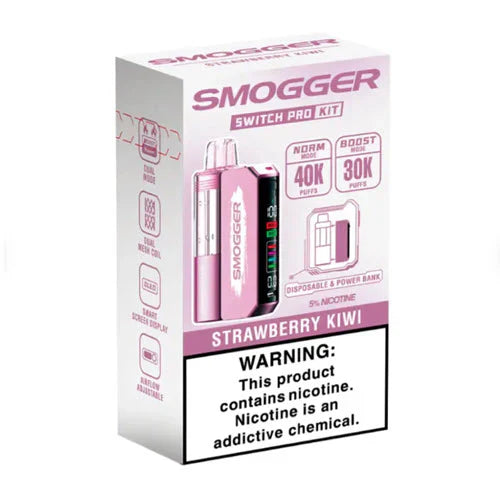 Smogger Switch Pro Kit Disposable Vape – 40,000 Puffs Dual Mode Rechargeable Device