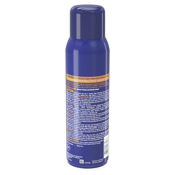 Microban 24 Hour Disinfectant Sanitizing Spray, Citrus Scent, 15 fl oz.