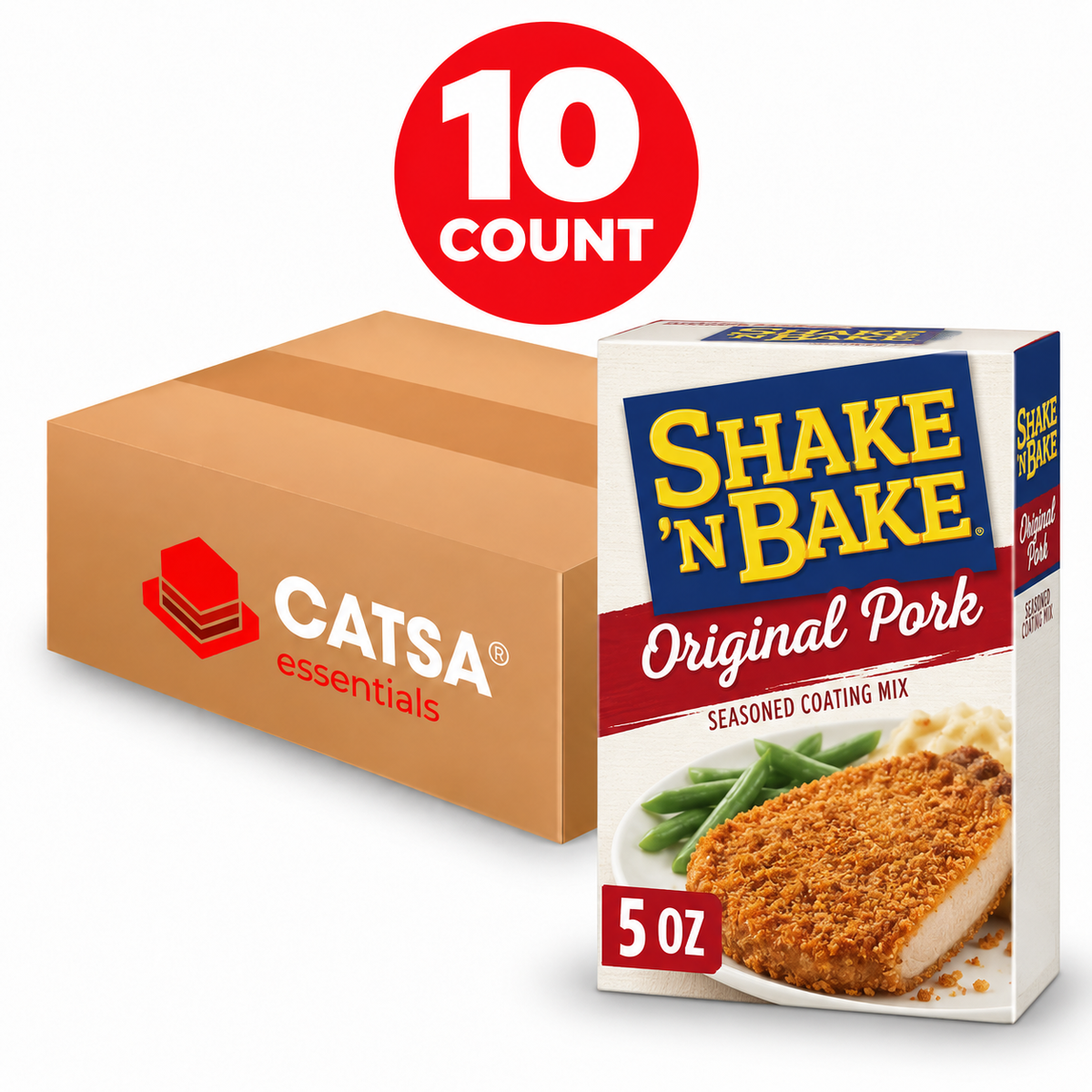 SHAKE 'N BAKE ORIGINAL PORK 5 OZ - PACK OF 10