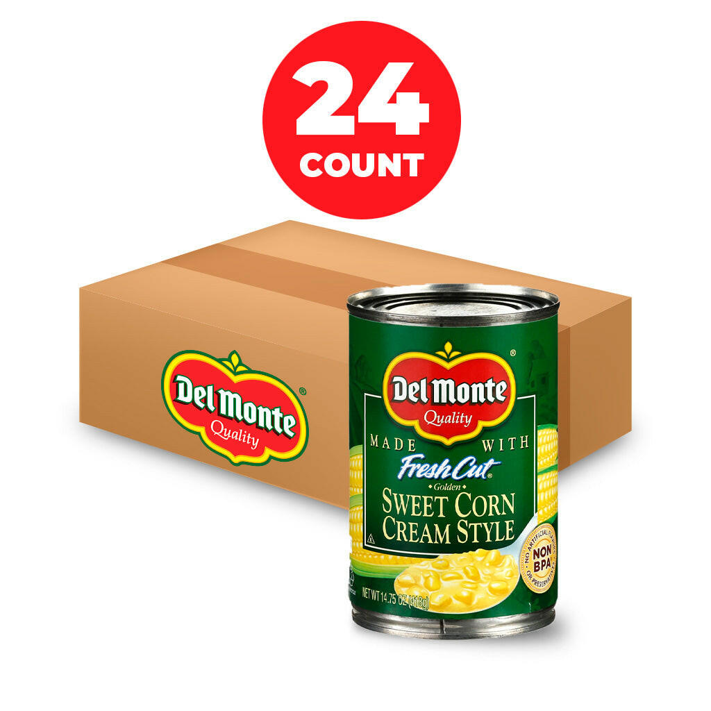 Del Monte Sweet Cream Corn, Canned Vegetables, 14.75 oz Can