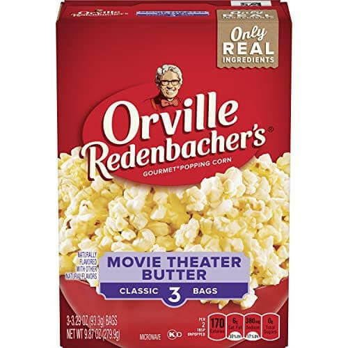 Orville Redenbacher's Movie Theater Butter Popcorn, Classic Bag, 3 ct.