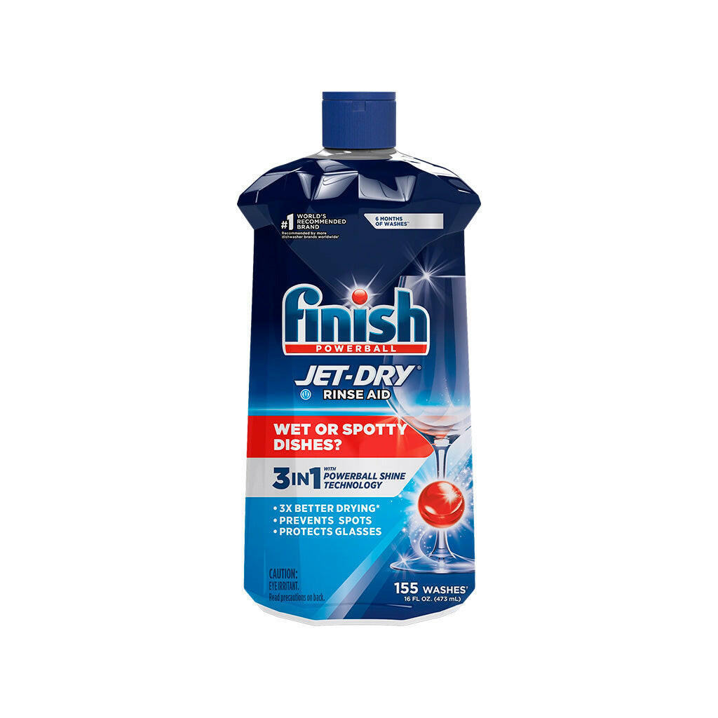 Finish Jet Dry Dishwasher Rinse Aid 16 oz