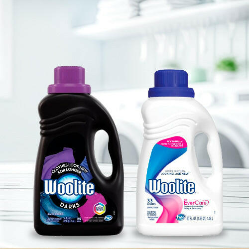 Woolite Clean & Care Liquid Laundry Detergent, 50 Oz + Woolite Dark Care Laundry Detergent, 50 oz