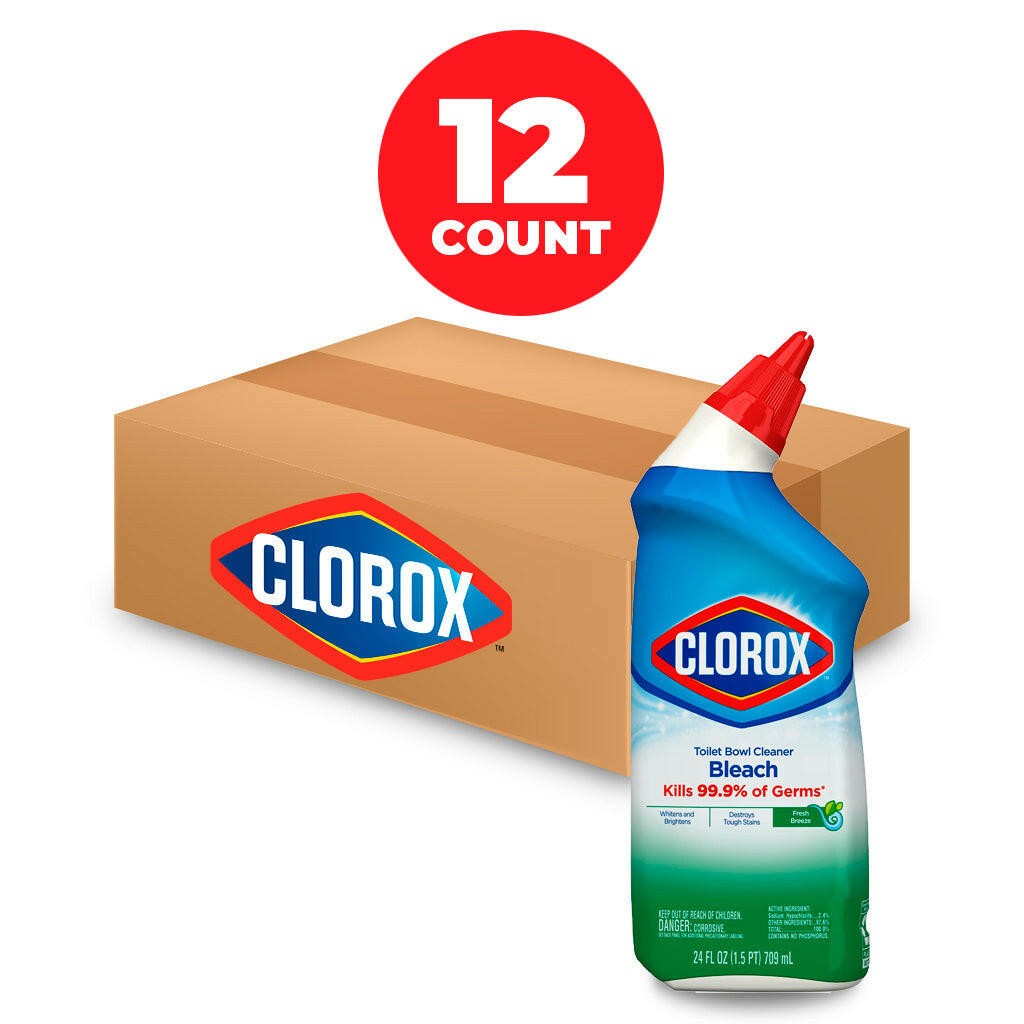 Clorox Toilet Cleaner, Fresh Breeze, 24 oz