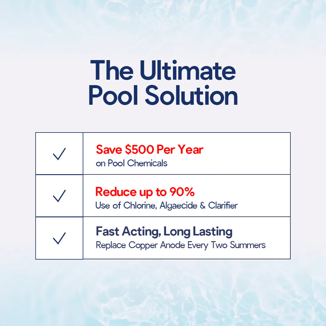 Solar Pool Water Ionizer