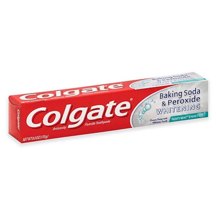 Colgate Baking Soda and Peroxide Whitening Gel Toothpaste, Frosty Mint, 6 oz