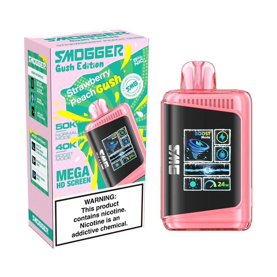 Smogger SG50000 Disposable Vape – 50,000 Puffs Rechargeable Device Multiple Flavors