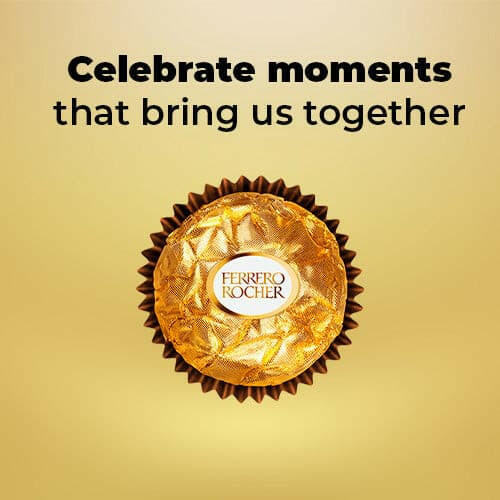 Ferrero Rocher Premium, 5.4 oz 12 pc + 2 Nutella Chocolate Hazelnut Spread 13oz.