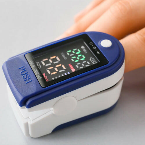 Fingertip Pulse Oximeter - Accurate Blood Oxygen Saturation Monitor  (Royal Blue)