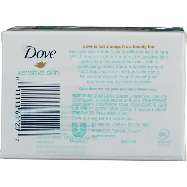 Dove Sensitive Skin 2 Bars 4 OZ