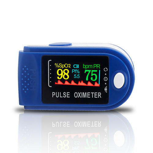 Fingertip Pulse Oximeter - Accurate Blood Oxygen Saturation Monitor  (Royal Blue)