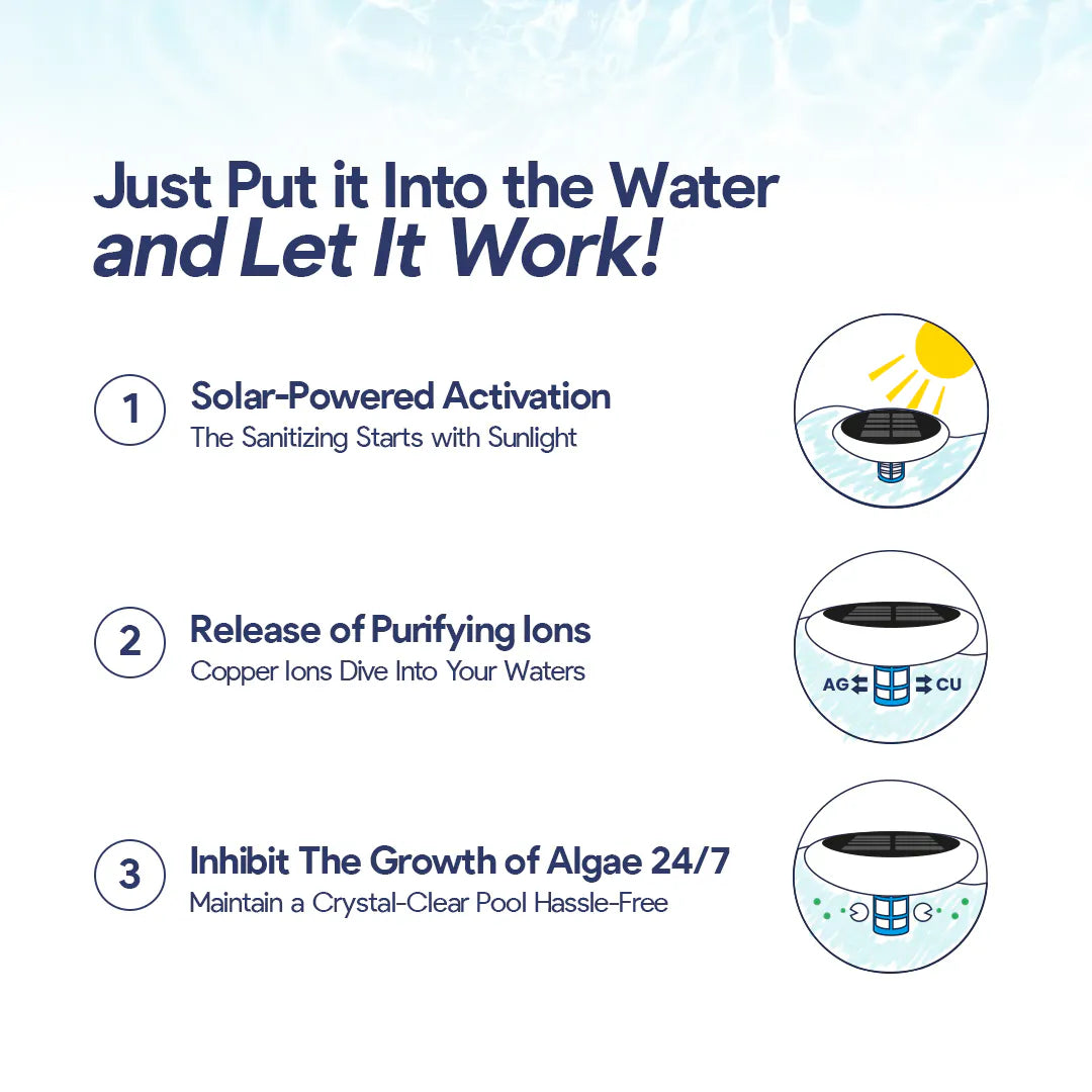 Solar Pool Water Ionizer