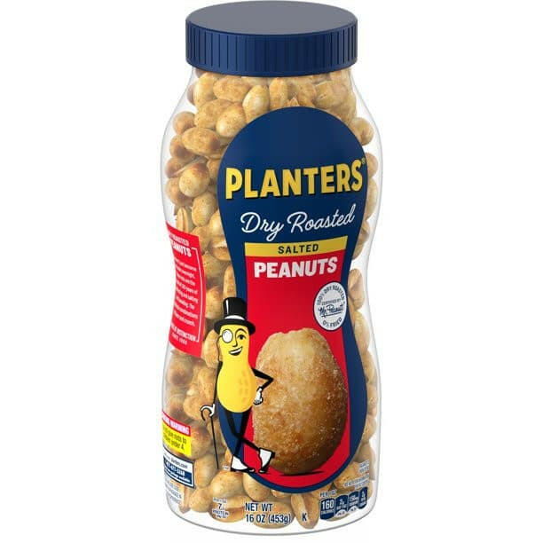 Planters Dry Roasted Peanuts, 16 oz.