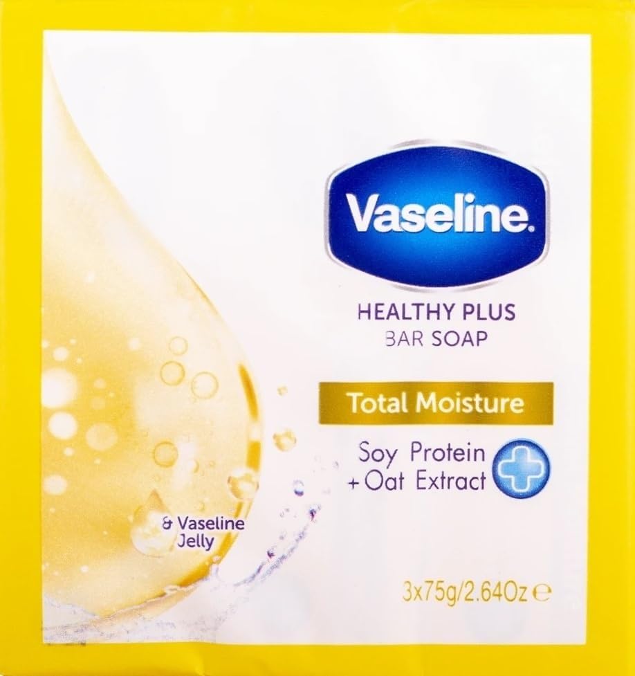 Vaseline Healthy Bright Bar of Healty Moist Plus - Pack of 3
