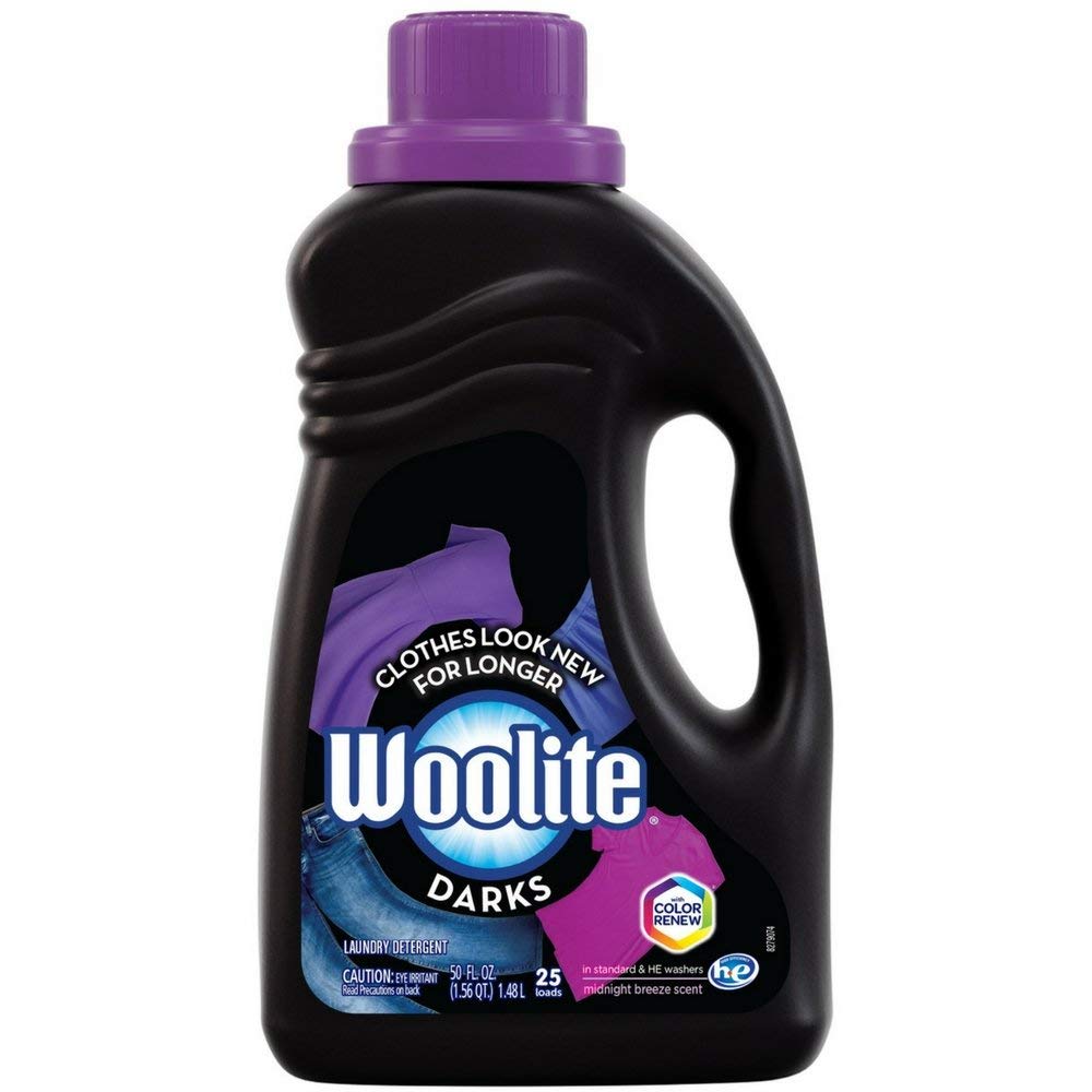 Woolite Dark Care Laundry Detergent, Midnight Breeze Scent, 50 oz