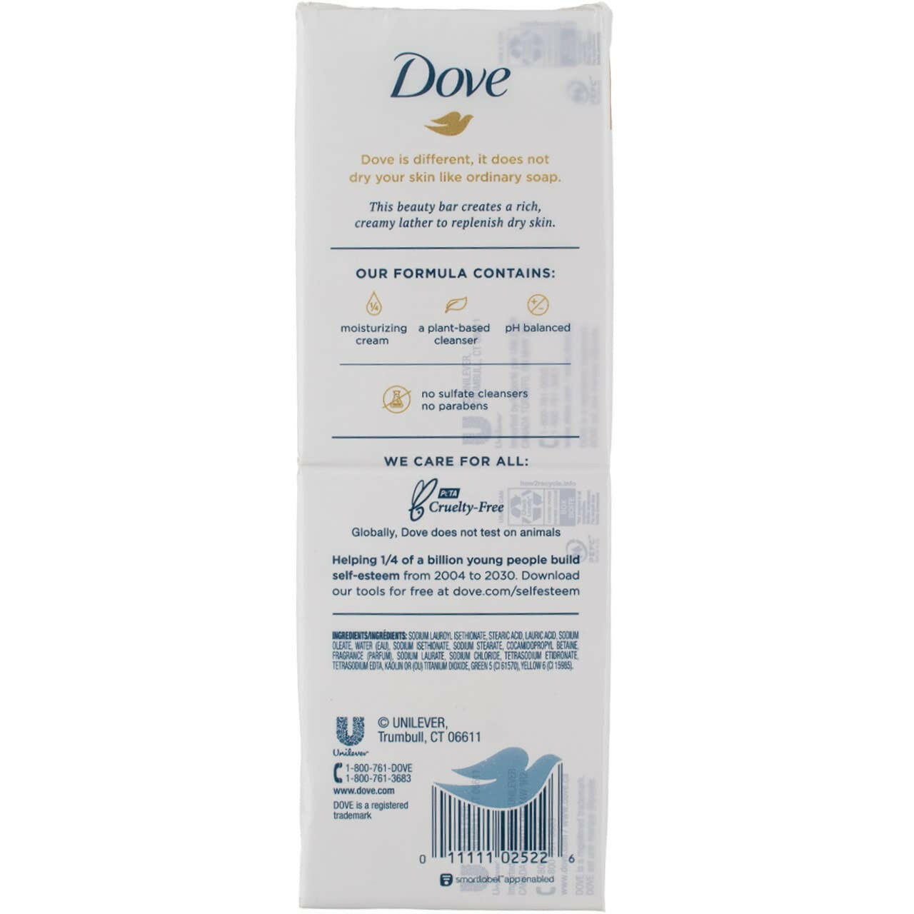 Dove Calming Moisturizing Beauty Bar Soap, 3.75 oz., 6 CT.