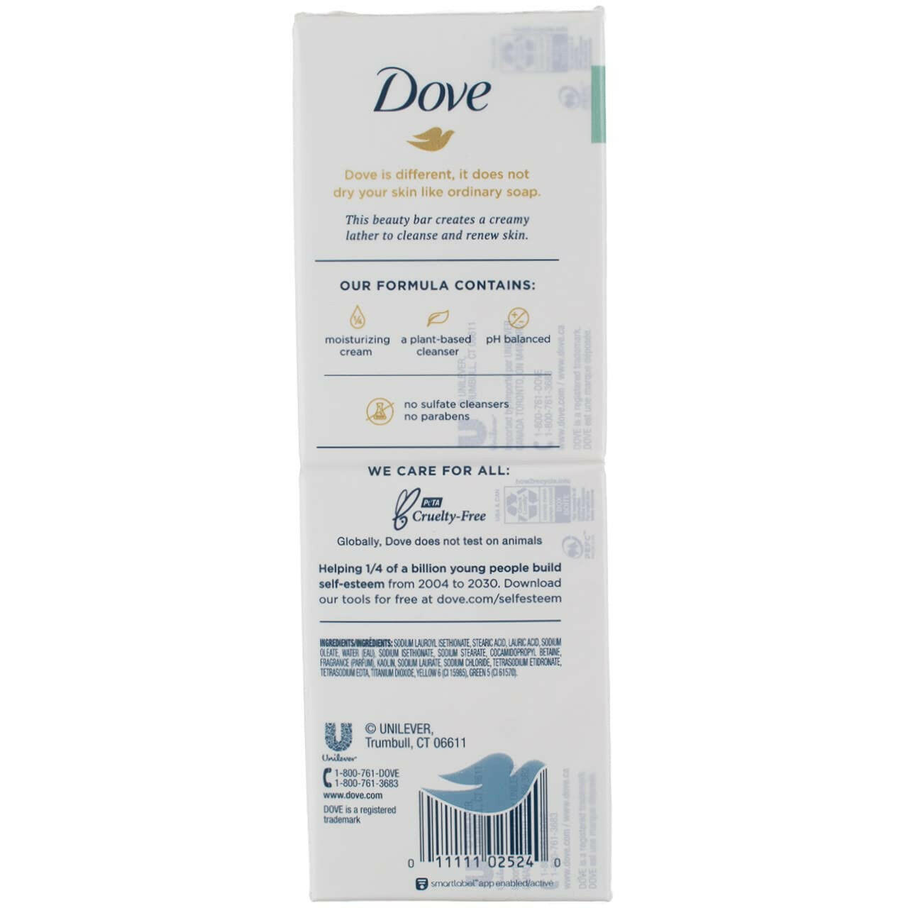 Dove Detox Purifying with green clay Bar Soap, 3.75 oz., 6 CT.