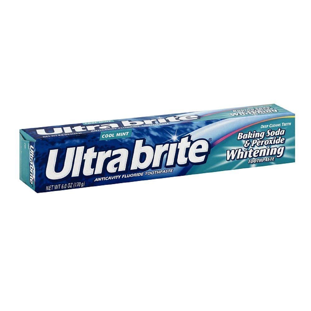 UltraBrite Baking Soda & Peroxide Toothpaste, Cool Mint 6oz