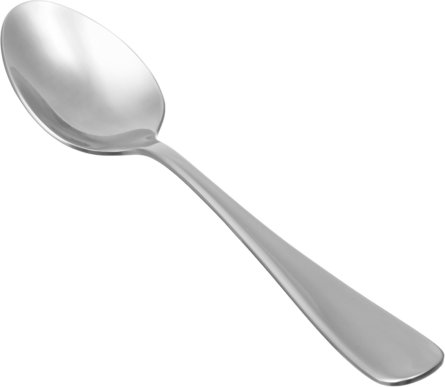 Stainless Steel Dishwasher Safe Dinner Spoons with Round Edge, Large Tablespoons, 7.9 inches, Pack of 12, Silver