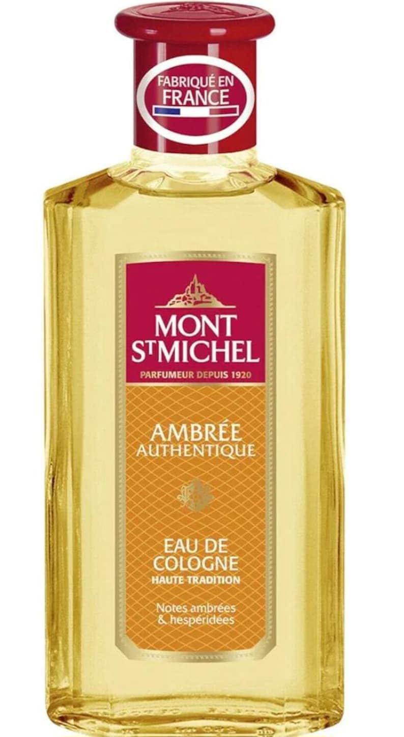 Mont St Michel Ambree Authentique Eau de Cologne – Amber & Citrus Fragrance – Made in France