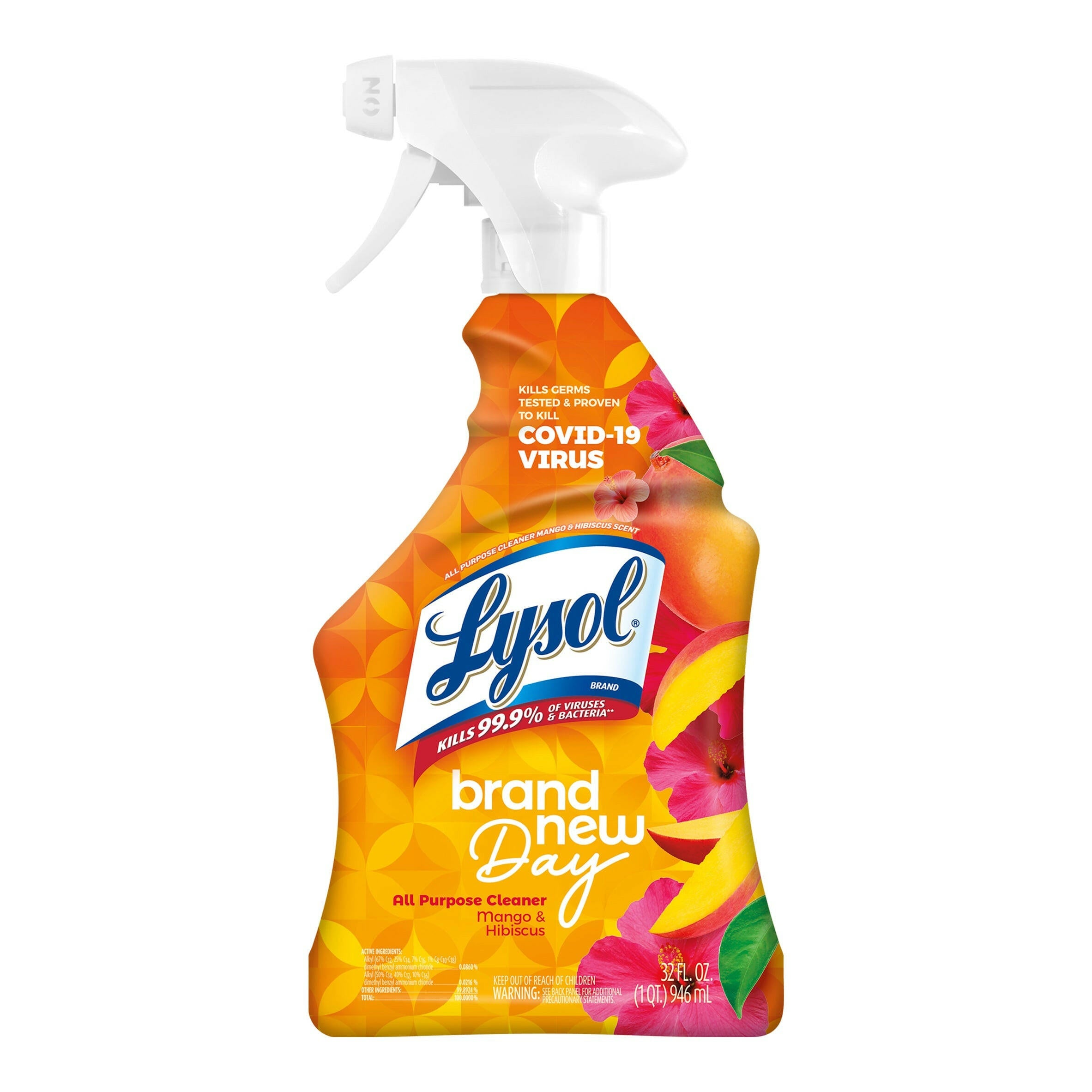 Lysol cleaner trigger, New Day Mango 22 oz