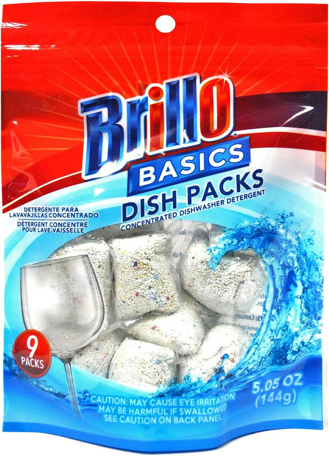 Brillo Basics Dish Detergent Packs 9 CT