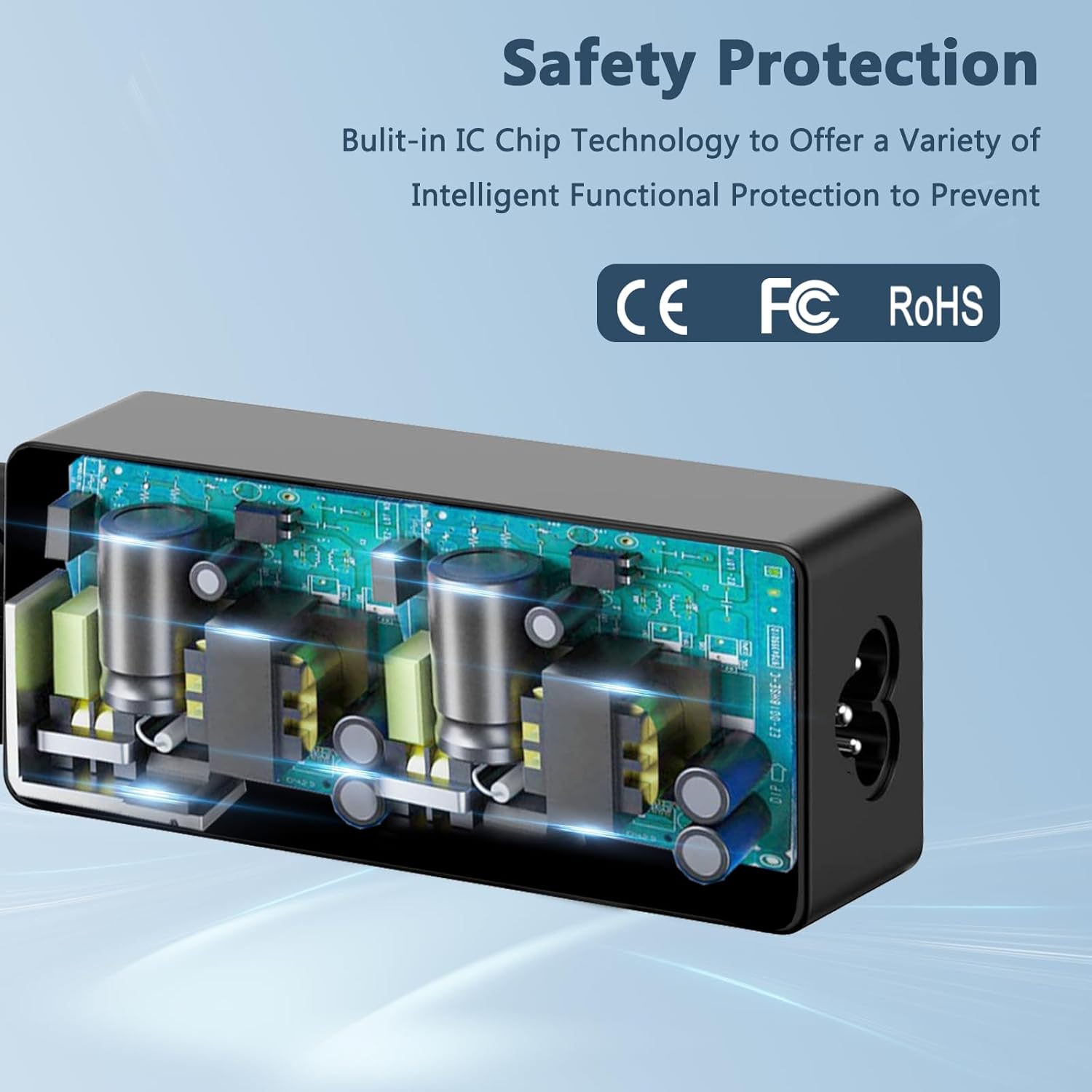 USB C Laptop Charger, 100W AC Laptop Power Adapter Replacement for Lenovo, ThinkPad, HP, Asus, Acer, MacBook, MSI, Dell,Toshiba,Universal Chromebooks Type C Power Cord