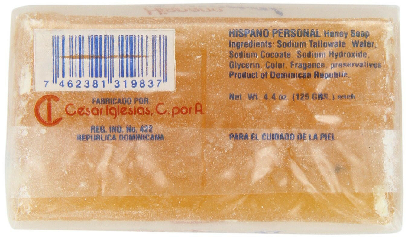 Hispano Personal Soap With Honey 125 gr