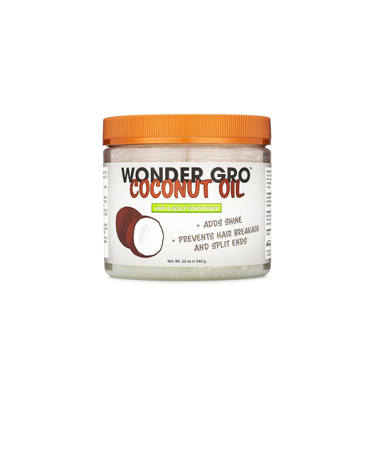 Wonder Gro Coconut Oil Hair Conditioner, 12oz