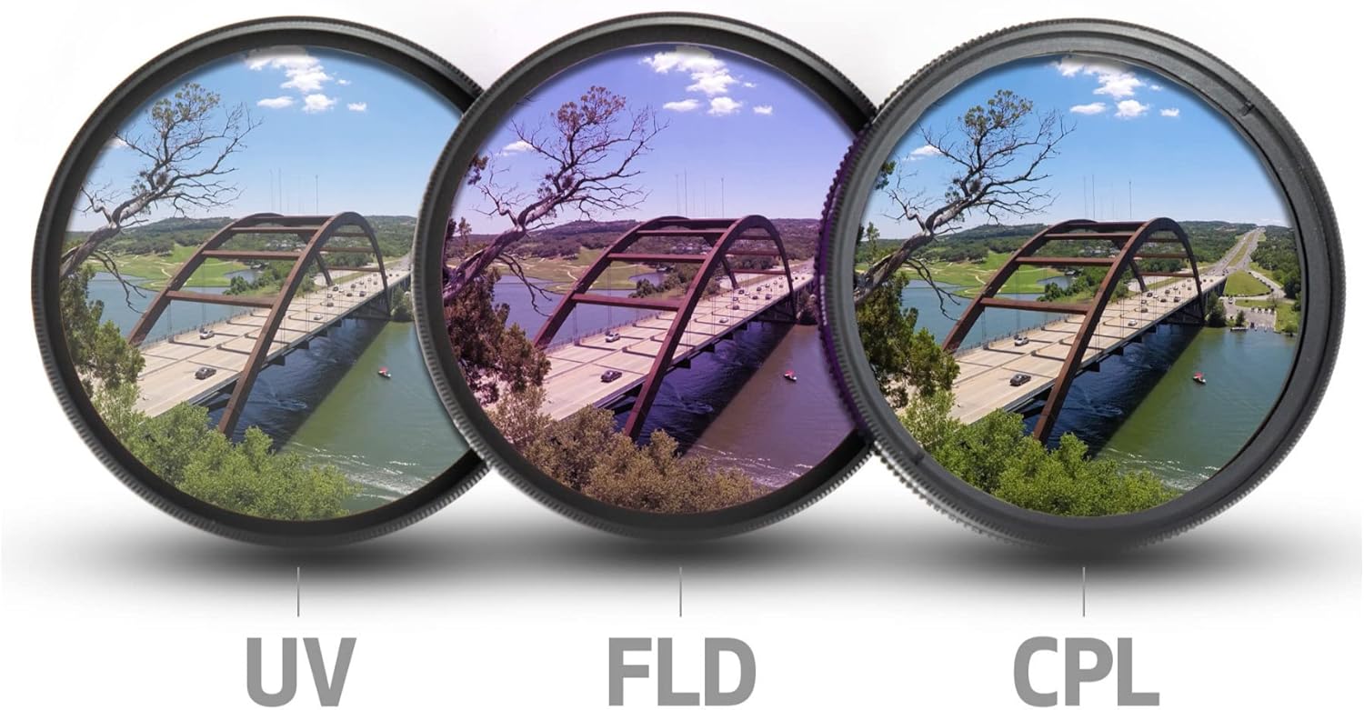 Focus Brand 58mm 3-Piece Filter Kit