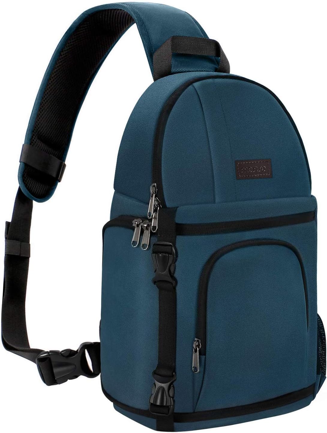 MOSISO Camera Sling Bag, DSLR/SLR/Mirrorless Camera Backpack Case Shockproof Photography Backpack with Tripod Holder & Removable Modular Inserts Compatible with Canon/Nikon/Sony/Fuji, Deep Teal