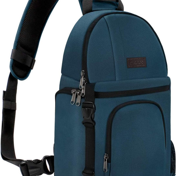 MOSISO Cameratas, DSLR/SLR/spiegelloze camera-rugzakhoes, schokbestendige fotografie-rugzak met statiefhouder en verwijderbare modulaire inzetstukken compatibel met Canon/Nikon/Sony/Fuji, Cerulean MOSISO Cameratas, DSLR/SLR/spiegelloze camera-rugzakhoes, schokbestendige fotografie-rugzak met statiefhouder en verwijderbare modulaire inzetstukken compatibel met Canon/Nikon/Sony/Fuji, Cerulean